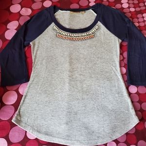 Princess Vera Wang 3/4 Sleeve Shirt